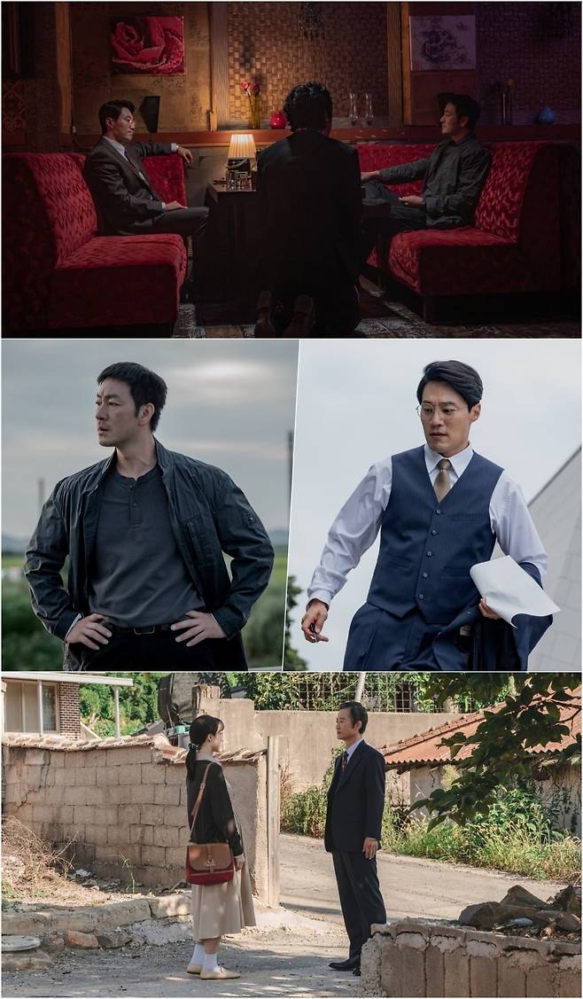 박해수가 이희준과 모종의 거래를 한다. /사진제공=ENA
