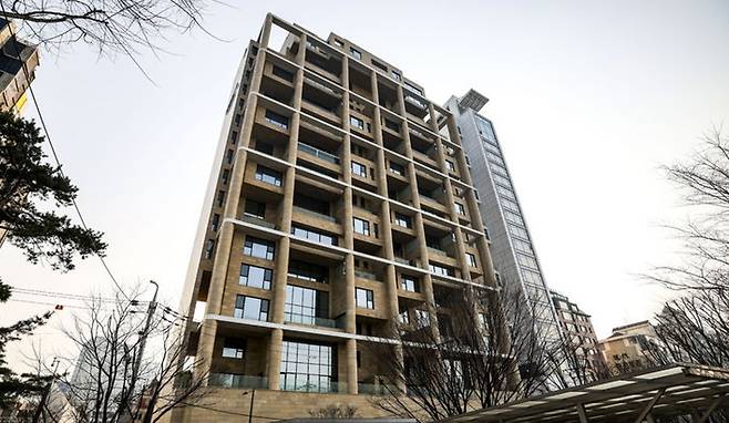 서울 강남구 청담동에 위치한 ‘에테르노 청담’. 뉴시스