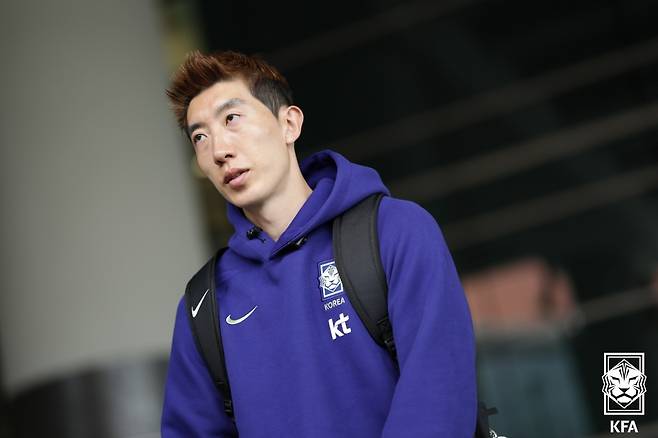 19일 미국 유타 솔트레이크시티 국제공항에 도착한 2026 FIFA 북중미 월드컵 축구 국가대표 조현우. /사진=대한축구협회 제공