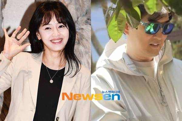 왼쪽부터 강성연 장민욱/뉴스엔DB, 강성연 계정 캡처