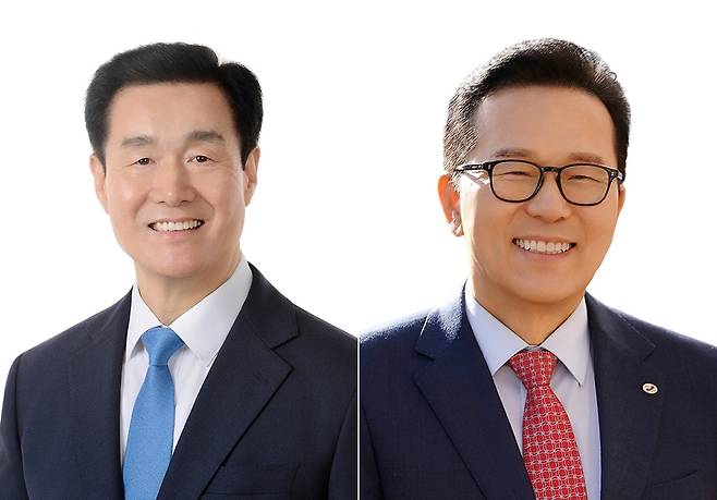 더불어민주당 정지열(왼쪽)·국민의힘 이재호 연수구청장 후보  [중앙선거관리위원회 제공. 재판매 및 DB 금지]