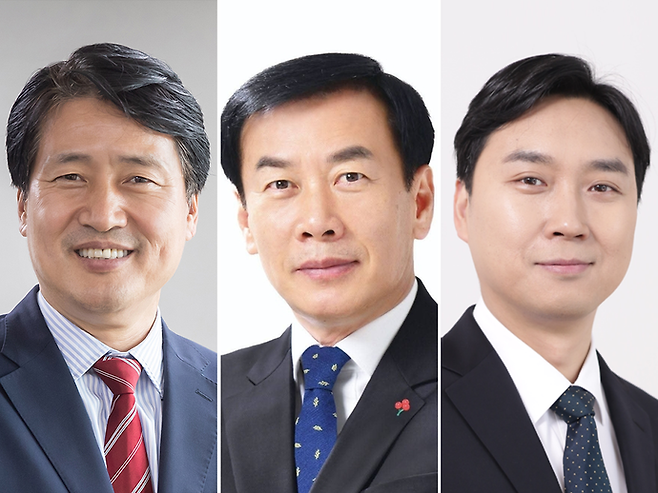 강범석 국민의힘 서구청장 후보, 구재용 더불어민주당 서구청장 후보, 김용섭 무소속 서구청장 후보. 사진=각 후보 측 제공