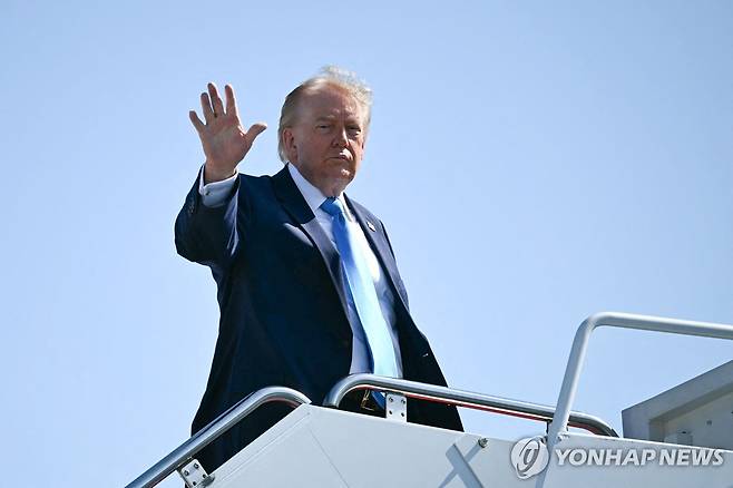 트럼프 대통령 [AFP 연합뉴스. 재판매 및 DB 금지]