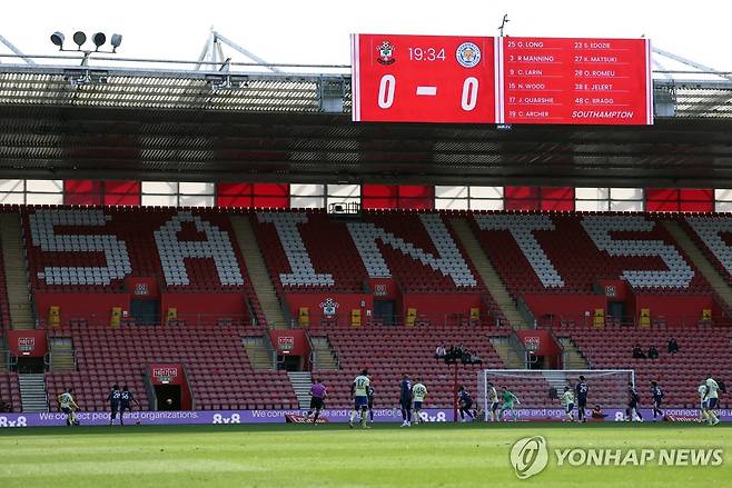 사우샘프턴의 홈경기장 전경 [로이터=연합뉴스 자료사진]