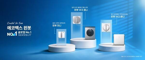 에코백스 윈봇(WINBOT) 시리즈. [출처=에코백스]