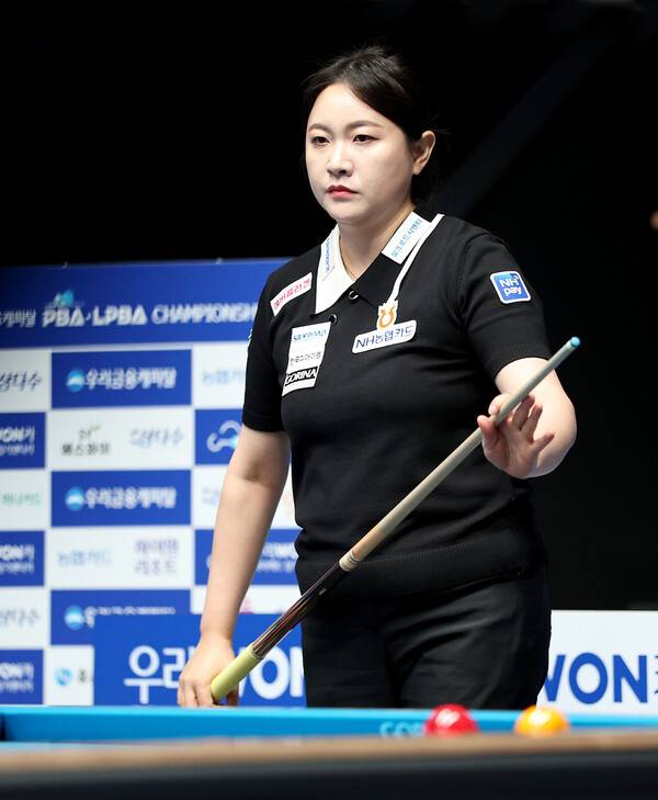 김가영 독주를 견재할 대항마로 꼽히는 김민아. PBA 제공