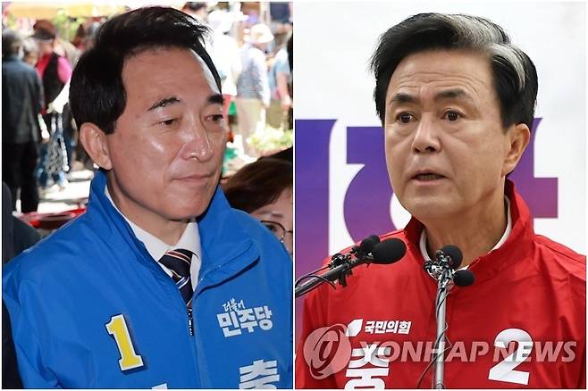 충남지사 출마하는 박수현·김태흠 [촬영 신현우·김준범]