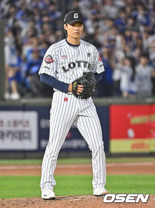 [OSEN=부산, 이석우 기자] 롯데 자이언츠 홍민기 105 2026.05.22 / foto0307@osen.co.kr