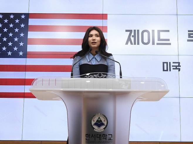 한서대학교 어학교육원은 21일 자악관 국제회의장에서 '제18회 외국인 유학생 한국어 말하기 대회'를 개최했다(사진=한서대학교 제공)