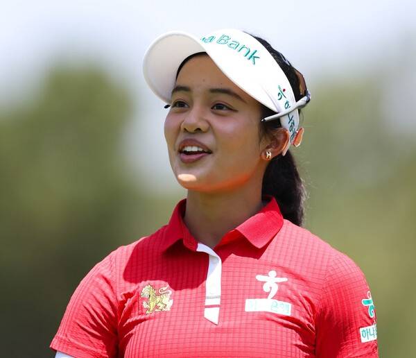 2026년 한국여자프로골프(KLPGA) 투어 제14회 E1채리티 오픈 우승을 차지한 짜라위 분짠(태국)이 최종라운드에서 경기하는 모습이다. 사진제공=KLPGA (사진을 무단으로 사용하지 마십시오.)