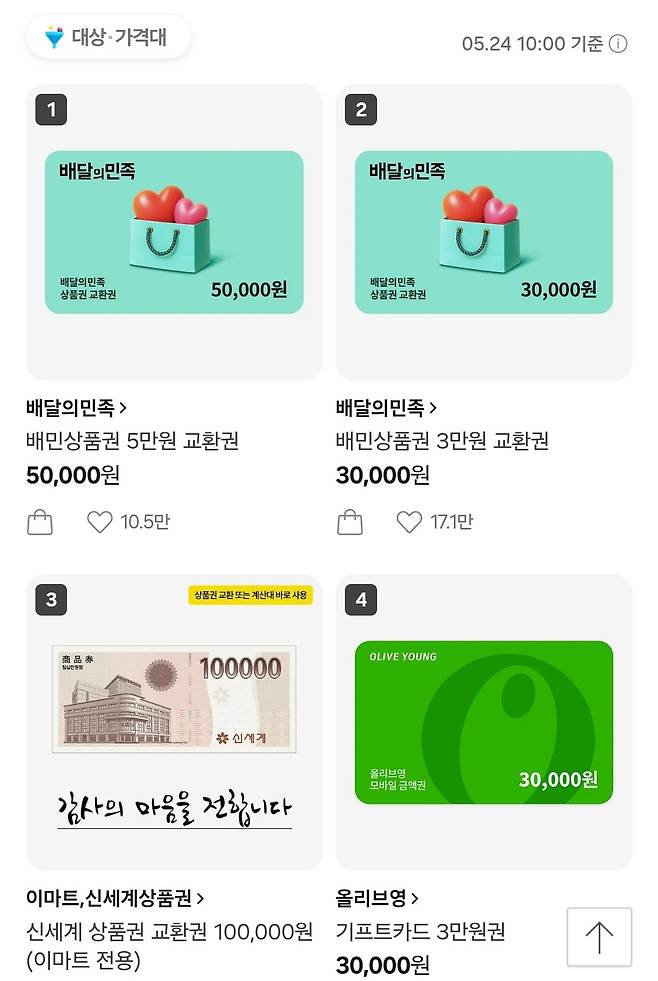 [카카오선물하기 캡쳐]