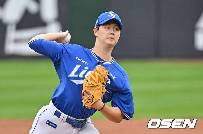 [OSEN=부산, 이석우 기자] 삼성 라이온즈 장찬희 147 2026.05.23 / foto0307@osen.co.kr