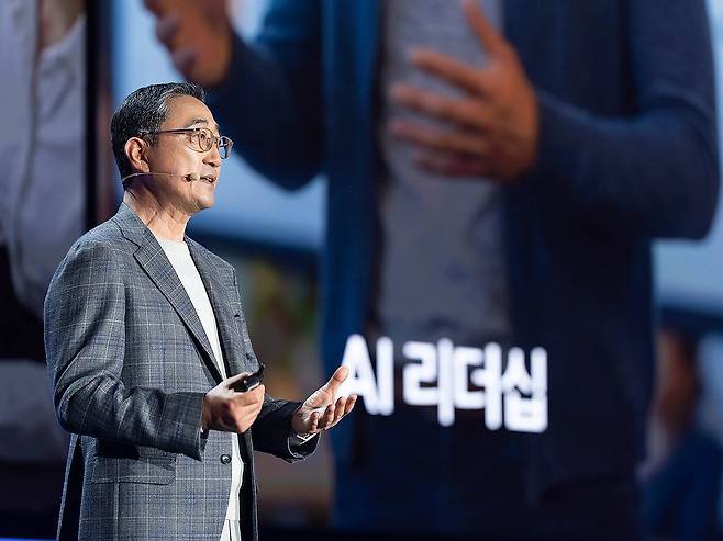 기조연설 하는 함기호 아마존웹서비스 코리아 대표 [아마존웹서비스 제공. 재판매 및 DB 금지]