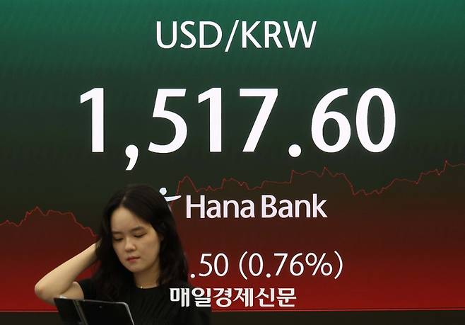 종가 및 환율 / 서울 중구 하나은행 딜링룸. 2026.5.22 [한주형기자]