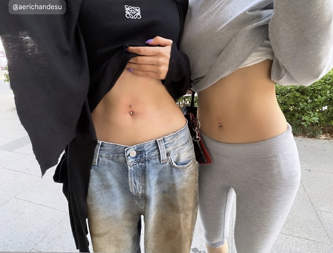 닝닝, 지젤 SNS