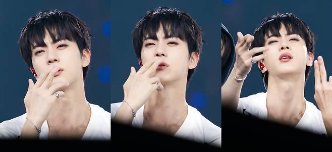 'WELCOME TO JIN CITY' 방탄소년단 진, 라스베이거스 공연도 '비주얼 킹'..탄탄 라이브 '귀 호강'