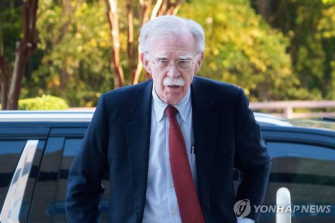 존 볼턴 전 국가안보보좌관 [AP 연합뉴스. 재판매 및 DB 금지]