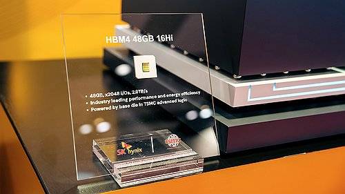SK하이닉스의 HBM4[출처: 연합뉴스 자료사진]