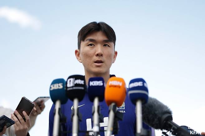 황인범. /사진=대한축구협회(KFA) 제공