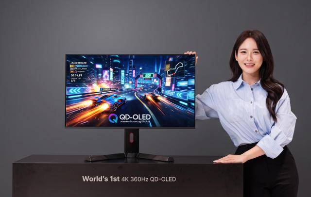 삼성디스플레이가 세계 최초로 4K 360Hz 모니터용 QD-OLED를 개발, '컴퓨텍스(COMPUTEX) 2026'에서 처음으로 공개한다. [사진=삼성디스플레이]