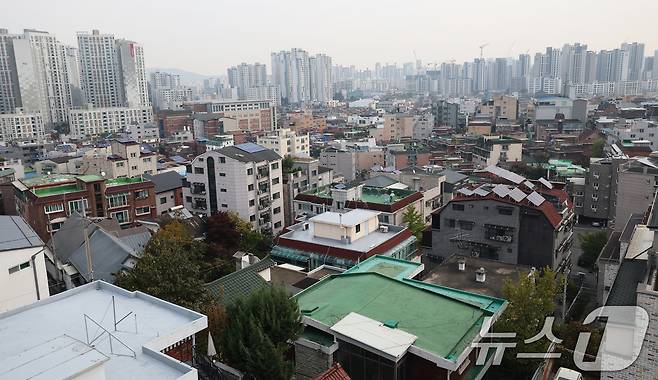 서울 성북구 장위 13 재정비촉진구역 현장 모습. (참고사진) ⓒ 뉴스1 오대일 기자