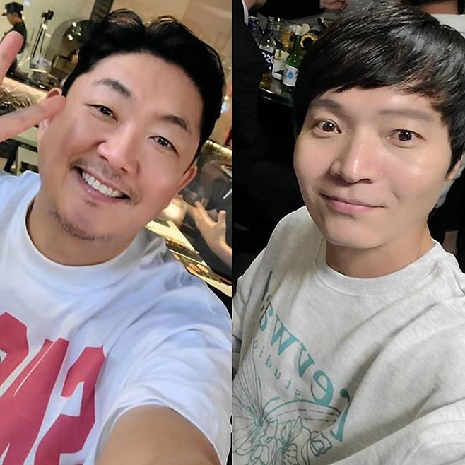 사진=엘제이, 신정환 SNS