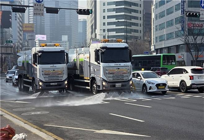 물청소 [서울시 제공. 재판매 및 DB 금지]