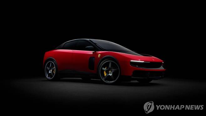 페라리의 첫 전기차 루체  [AFP=연합뉴스. 페라리 홍보실 제공. 재판매 및 DB금지]