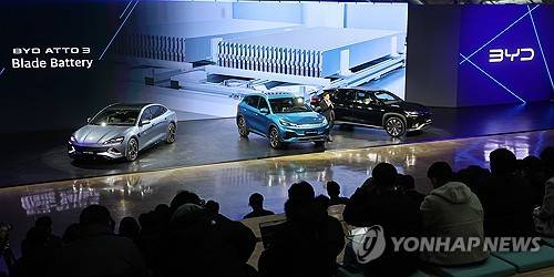 중국 BYD 전기차 [연합뉴스 자료사진. 재판매 및 DB금지]