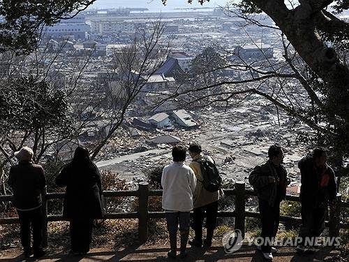 2011년 동일본 대지진 피해 현장. EPA연합뉴스