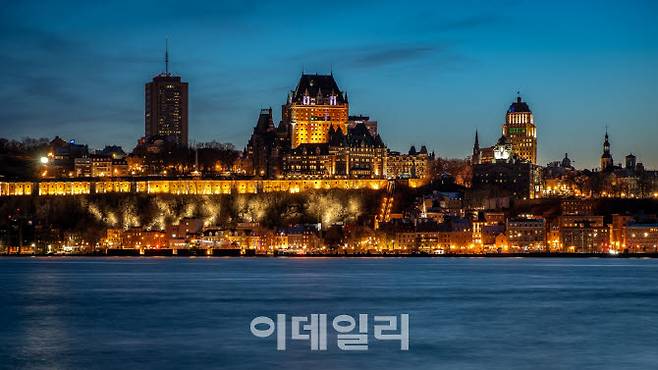 캐나다 완전 일주 패키지 퀘벡 야경 (사진=교원투어)