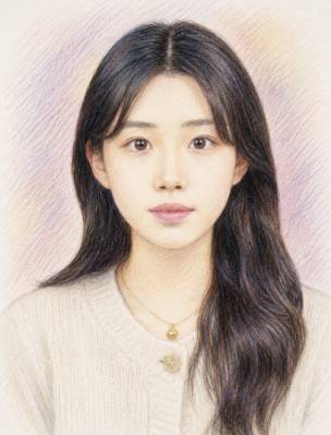 광주 흉기 살인사건 희생자 고(故) 이채원 양 초상화 [사진=유가족]