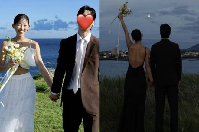 배우 송이재가 결혼한다. 송이재는 지난달 30일 SNS(소셜미디어)에 자신의 웨딩사진을 공개했다. 사진을 보면 송이재는 푸른 파다가 펼쳐진 들판을 배경으로 예비 신랑 손을 잡은 채 활짝 웃고 있다. /사진=송이재 인스타그램 캡처