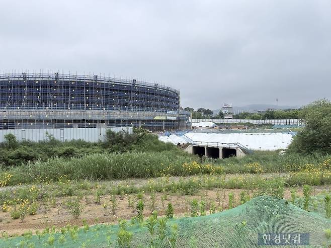 전북 전주시 덕진구 장동 일대 전주 복합스포츠타운 조성 현장. /사진=김희선 기자