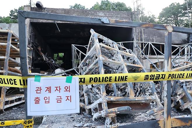 6월1일 폭발 사고가 발생한 대전 유성구 한화에어로스페이스 대전사업장 ⓒ 연합뉴스