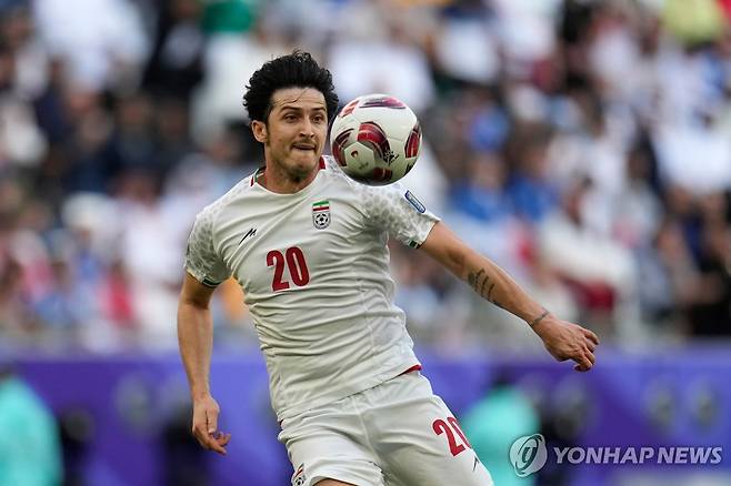 북중미 월드컵 이란 대표팀 최종명단에서 빠진 아즈문. [AP=연합뉴스 자료사진]