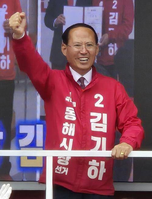 김기하 국민의힘 동해시장 후보 유세