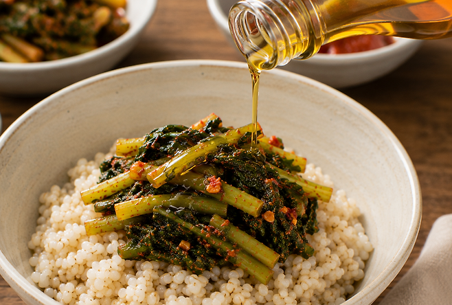 열무보리밥