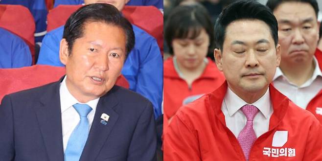 정청래 더불어민주당 대표와 장동혁 국민의힘 대표./연합뉴스 뉴스1