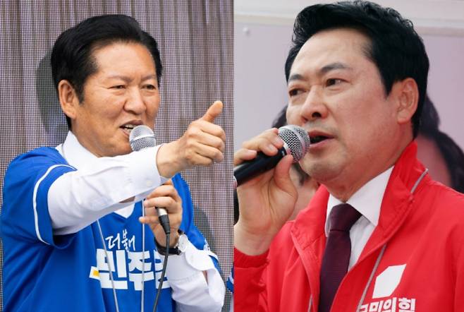 정청래 더불어민주당 대표(왼쪽), 장동혁 국민의힘 대표(오른쪽). /사진=뉴스1