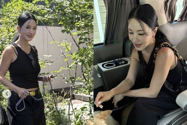 엄정화 소셜 계정 캡처