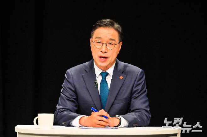 민주당 위성곤 제주지사 후보. 고상현 기자