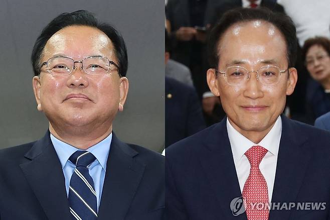 출구조사 결과 지켜보는 김부겸·추경호 대구시장 후보 (대구=연합뉴스) 윤관식 김현태 기자 = 제9회 전국동시지방선거 본투표가 치러진 3일 더불어민주당 김부겸 대구시장 후보(왼쪽)가 대구 달서구 두류네거리 선거사무소에서 출구조사 결과를 지켜보고 있는 모습과 국민의힘 대구시당에서 추경호 대구시장 후보가 출구조사 결과를 지켜보고 있는 모습. 2026.6.3 psik@yna.co.kr mtkht@yna.co.kr