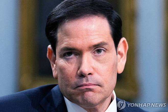 마코 루비오 미국 국무부 장관. 연합뉴스