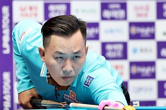 이번 시즌 우선등록 선수로 PBA에 합류한 다오반리는 모리 유스케를 완파하고 데뷔 첫 승을 거뒀다. (사진=PBA)