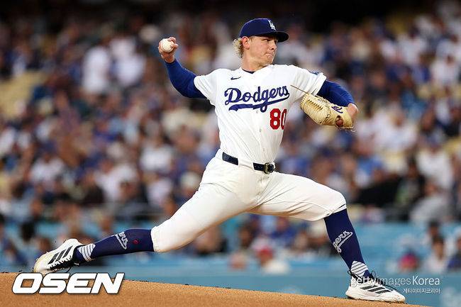 [사진] LA 다저스 에밋 쉬핸 ⓒGettyimages(무단전재 및 재배포 금지)