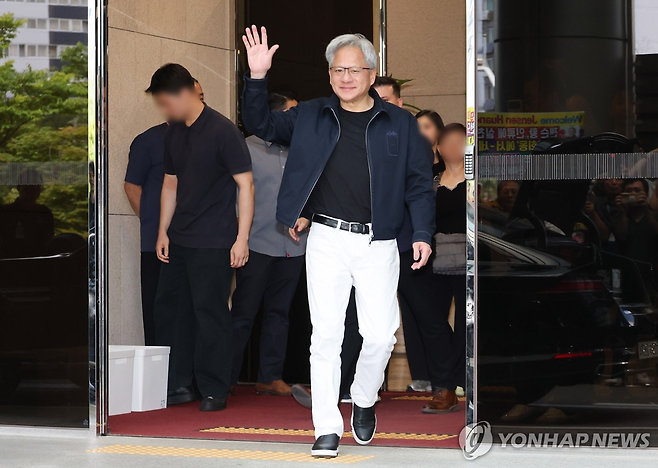 엔비디아 젠슨 황 CEO 방한. 연합뉴스