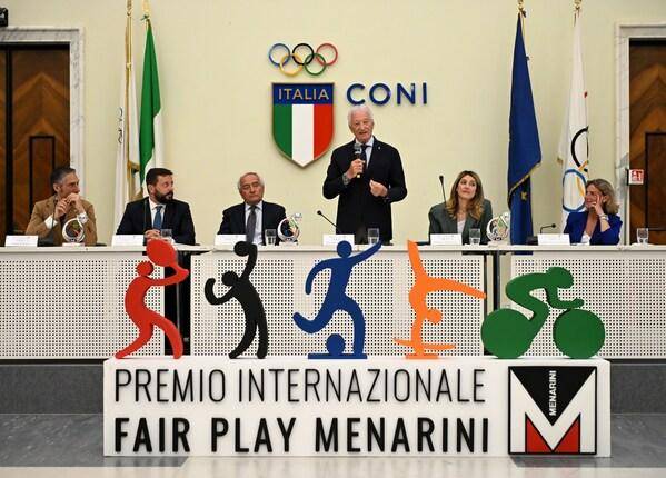 Press conference presenting the 30th Fair Play Menarini International Award