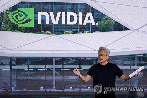 젠슨 황과 엔비디아 [로이터 연합뉴스 자료사진. 재판매 및 DB 금지]