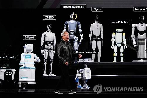 엔비디아 AI 콘퍼런스 [AP 연합뉴스 자료사진. 재판매 및 DB 금지]